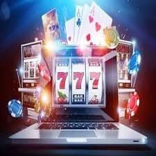 Antarmuka permainan bingo kelas4d dengan gaya neon modern